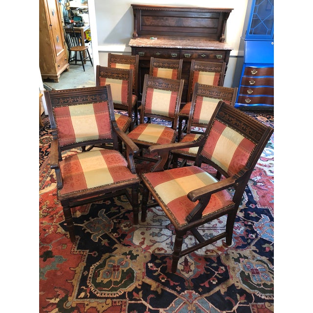 Eastlake Dining Chairs Set of 8 Chairish