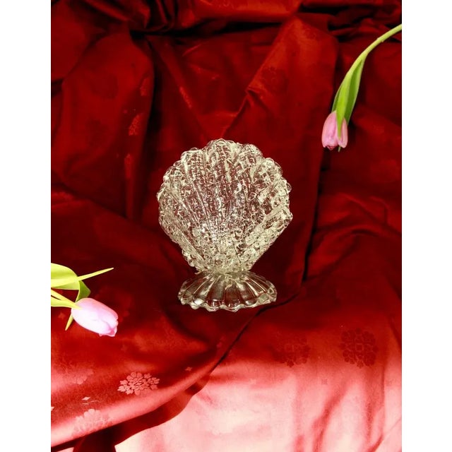 Conchiglia Murano Shell Table Lamp attributed to Barovier and Toso, Italy, 1940s For Sale - Image 9 of 10