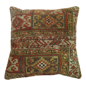 Rustic Persian Rug Pillow