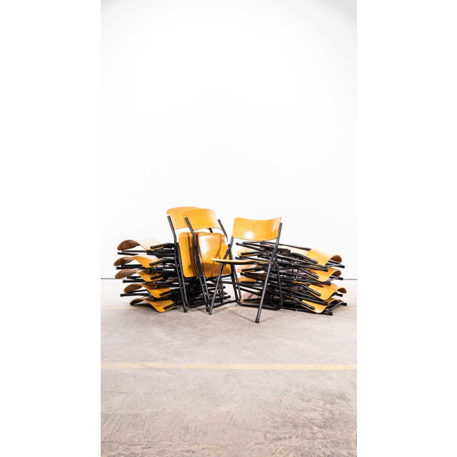 Original German Folding University Dining Chair, 1960s For Sale - Image 14 of 15