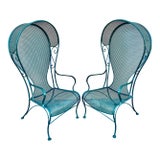 Exquisite Pair of Woodard Chairs Circa 1960s For Sale