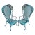 Exquisite Pair of Woodard Chairs Circa 1960s For Sale