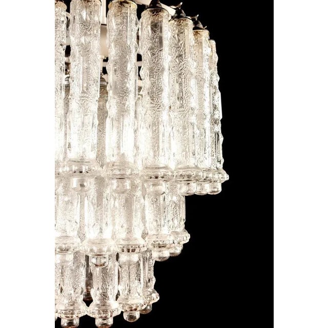 Murano Art Glass Chandelier by Aureliano Toso, 1950 For Sale - Image 14 of 17