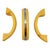 Art Deco Bright Yellow Bakelite Drawer Pulls W/ Chrome Strip, Set of 6 For Sale - Image 10 of 14