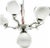 1950s Art Deco Chandelier, Poland, 1950s For Sale - Image 5 of 8