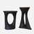 Souda Kreten Side Table, Painted Black, Tall, by Souda, Modern, Organic, Concrete End Table For Sale - Image 4 of 6