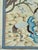 1990s Blossoms and Cranes in Harmony Gouache Painting on Old Silk"32x44 Inches " For Sale - Image 9 of 10