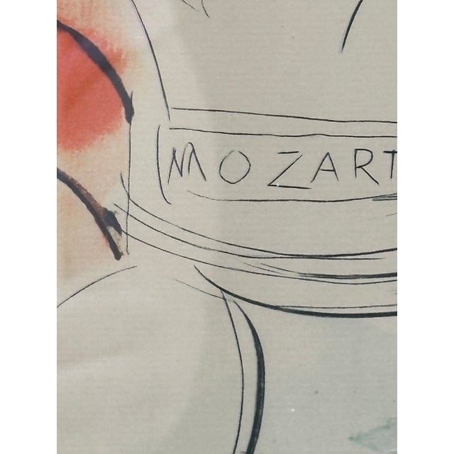 After Raoul Dufy “Homage to Mozart” XL Lithograph For Sale - Image 11 of 14