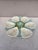 French Majolica Orchies Oyster Plate Circa 1900.