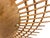 Wood Large Asymmetrical Bamboo Rattan Sunburst Mirror with Nails, 1960s For Sale - Image 7 of 9