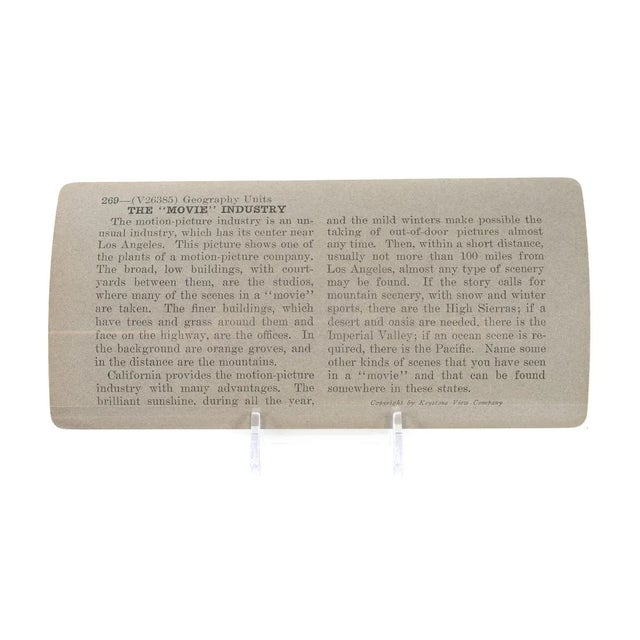 1920s Keystone Stereo Photo of Los Angeles For Sale - Image 5 of 5