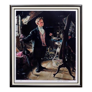 Mid 20th Century Top Hat and Tails, Norman Rockwell For Sale