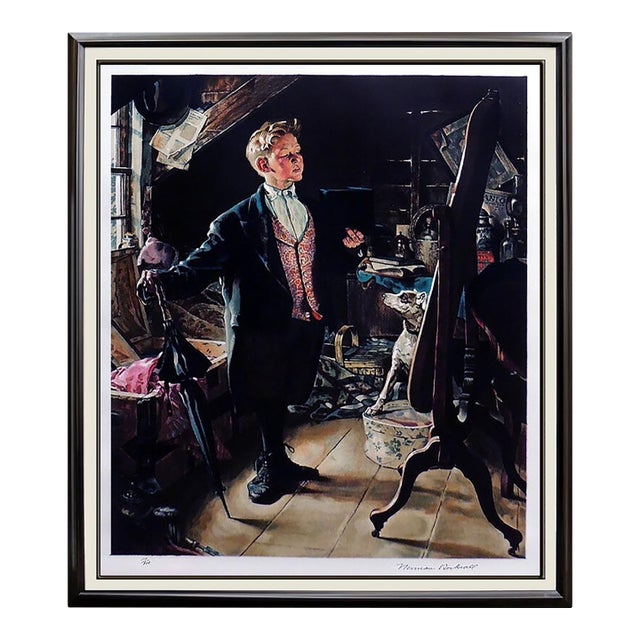 Mid 20th Century Top Hat and Tails, Norman Rockwell For Sale