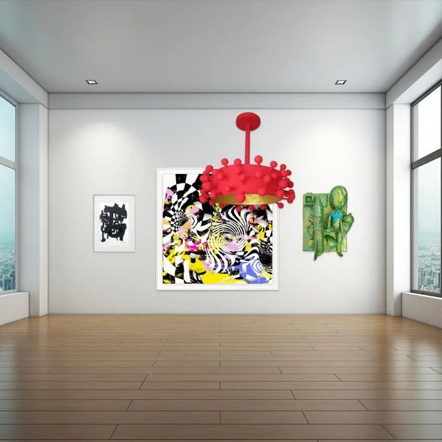 43' X 43' - 'Feast' #1 - Framed Contemporary Extra Large Limited Edition Print by Diane Grant Studio For Sale - Image 10 of 10