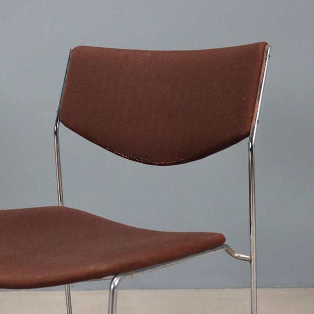 Vintage Chairs in Chromed Metal, 1970s For Sale - Image 3 of 8