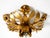 Brutalist Florentine Gold-Plated Iron Ceiling Lamp, 1960s For Sale - Image 11 of 18