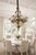 19th C French Louis XVI Gilt Bronze Milk Glass Chandelier For Sale - Image 12 of 16