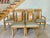 Beautiful Ethan Allen Dinning Set Maple Wood, rectangular table with 2 leaves, 6 chairs. Recently reupholstered seats....