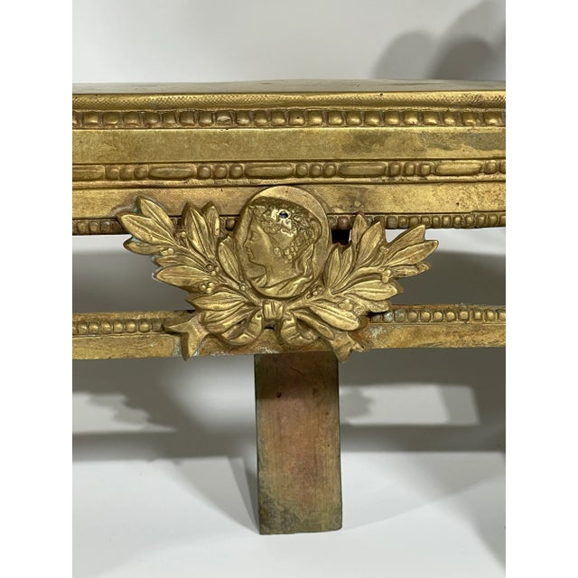 Metal 19th Century French Gilt Bronze Fire Andirons - a Pair For Sale - Image 7 of 8
