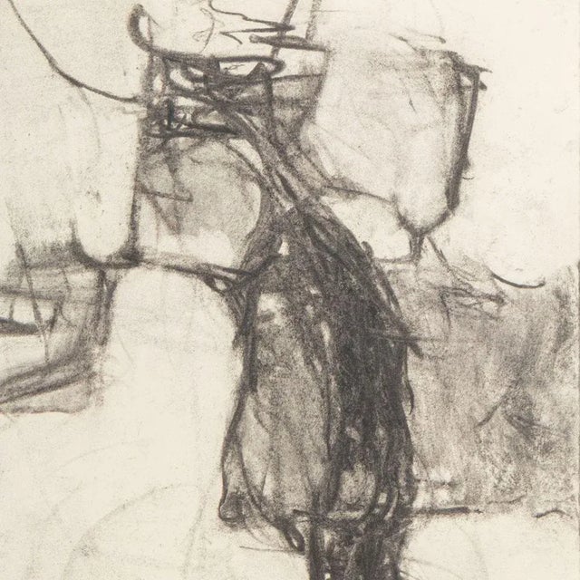 Robert O'Meara Abstract Composition Charcoals, 2 For Sale - Image 4 of 11