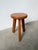 Frencg Elm Tripod Stool, 1960s For Sale - Image 12 of 12