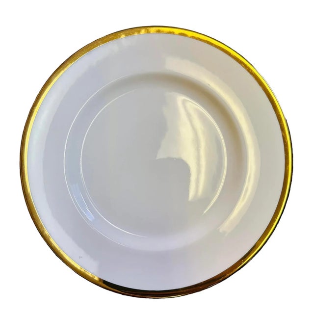 Vintage Royal Victoria Fine Bone China Dessert Plates Made in England a Collection of 9 For Sale - Image 9 of 13
