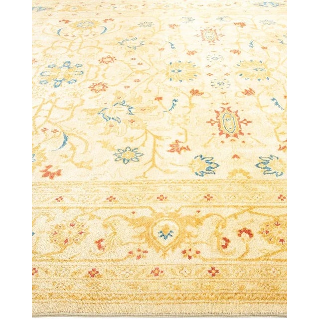 Solo Rugs Eclectic, One-of-a-Kind Hand-Knotted Area Rug in Ivory, 8' 1" x 10' 8" For Sale - Image 4 of 8