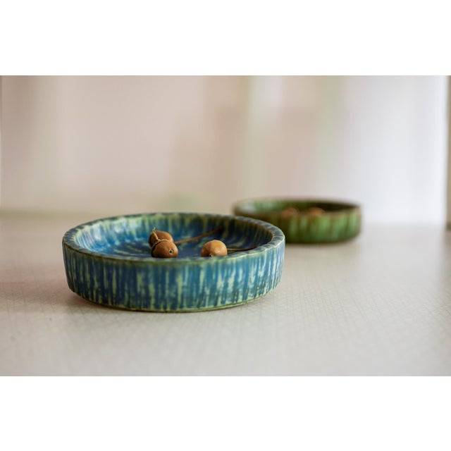 Scandinavian Art Pottery Birka Bowls by Gunnar Nylund for Rörstrand, 1960s, Set of 2 For Sale - Image 10 of 18