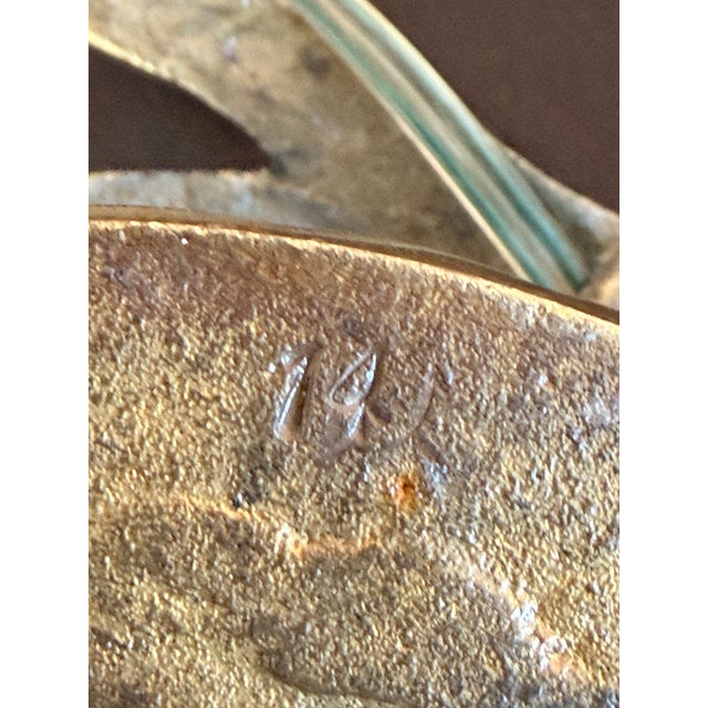 Vintage Gilt Metal Double-Arm Wall Sconces – Louis XV Rococo Style (Pair) For Sale In Tampa - Image 6 of 12