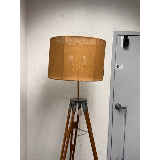 Early 20th Century Otto Fennel + Söhne Cassel Tripod Floor Lamp For Sale - Image 5 of 12