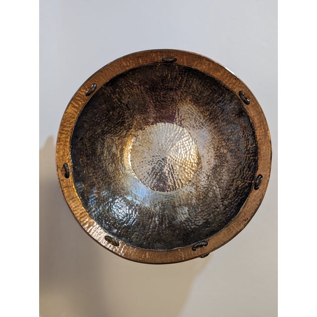Mid-Century Modern 1980s Copper Plated Emilia Castillo Serving Bowl Set- 3 Pieces For Sale - Image 3 of 10