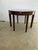 Wood Pair of Federal-Style Demi-Lune Console Tables — Mahogany Veneer, Mid-20th Century For Sale - Image 7 of 10