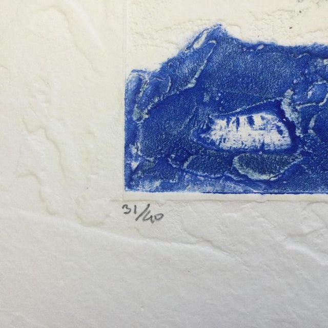 Bernard Alligand, Perfumed Sky, 2003, Carborundum Engraving For Sale - Image 4 of 7