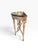 Louis XVI-Style Giltwood Demi-Lune Console Table With Trompe-L’Œil Marble Top For Sale In Boston - Image 6 of 11