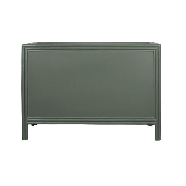 Dark Green Bermuda Six-Drawer Dresser - Evergreen For Sale - Image 8 of 9