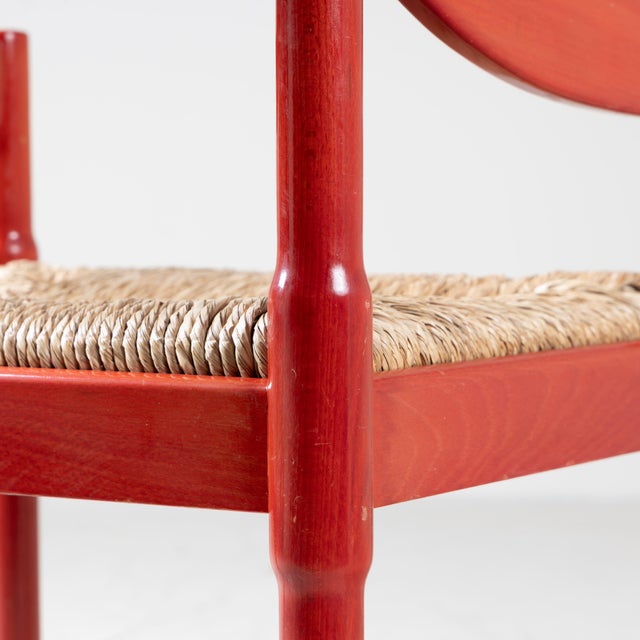 Vintage Carimate Chairs by Vico Magistretti for Cassina, 1959, Set of 8 For Sale - Image 14 of 15