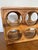 Mid 20th Century Vintage Mid Century Modern Walnut Wine Rack, Holds 6 Bottles For Sale - Image 6 of 9