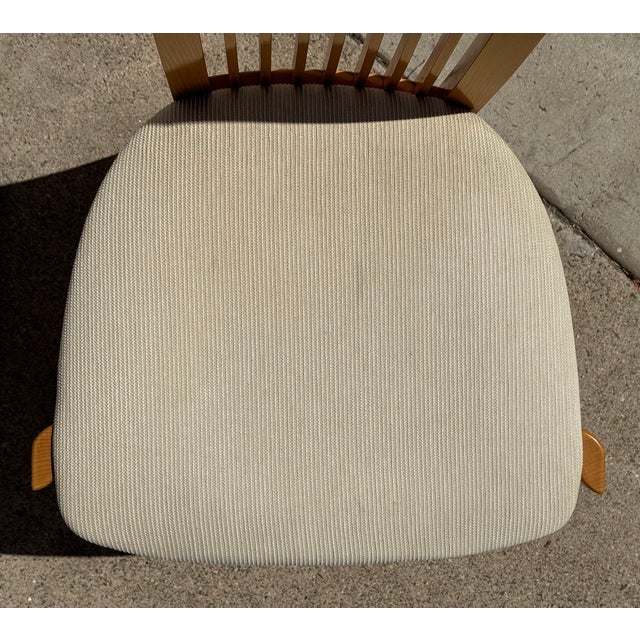 Late 20th Century Set of 4 Postmodern Italian Slatted High-Back Dining Chairs by Pietro Costantini For Sale - Image 9 of 18