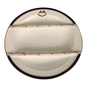 Asparagus Plate; J. Pierpont Morgan House Burgee, circa 1890
