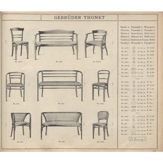 Art Nouveau Armchairs by Marcel Kammerer for Thonet, Vienna, 1910s, Set of 4 For Sale - Image 15 of 18