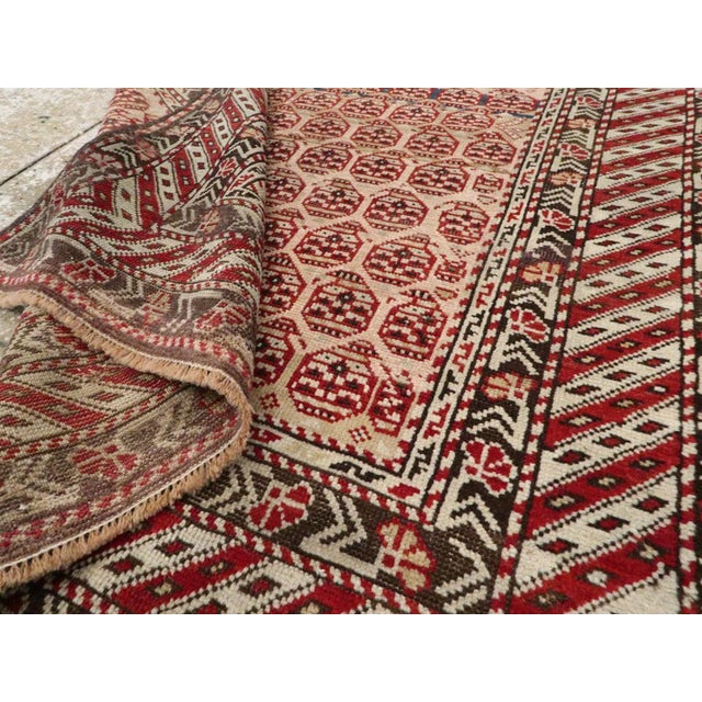 Galerie Shabab Collection Early 20th Century Caucasian Shirvan Throw Rug For Sale In New York - Image 6 of 6