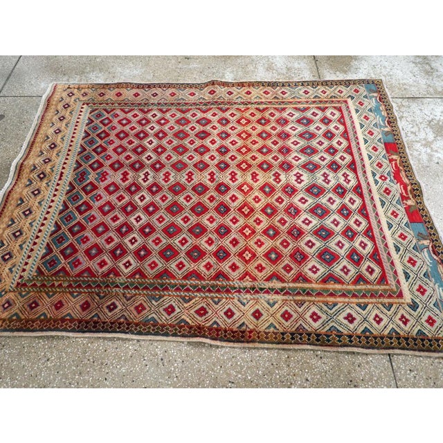 Galerie Shabab Collection Mid-20th Century Persian Kashan Rug For Sale In New York - Image 6 of 9