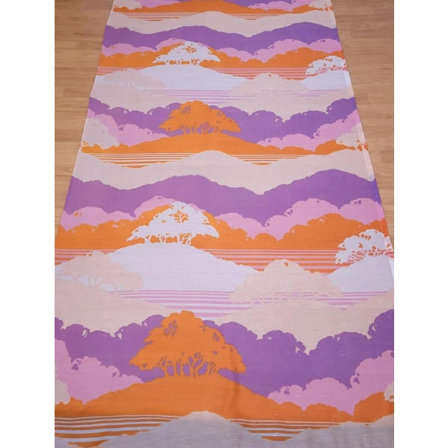 Textile Mid-Century Modern Fabric Hills of Home Curtain by Jack Lenor Larsen, 1971 For Sale - Image 7 of 7