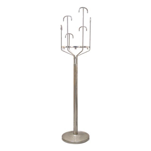 Melpomene Coat Hanger in Steel by Studio BBPR, Italy, 1970s For Sale