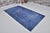Blue Vintage Handknotted Wool Carpet For Sale In Phoenix - Image 6 of 10