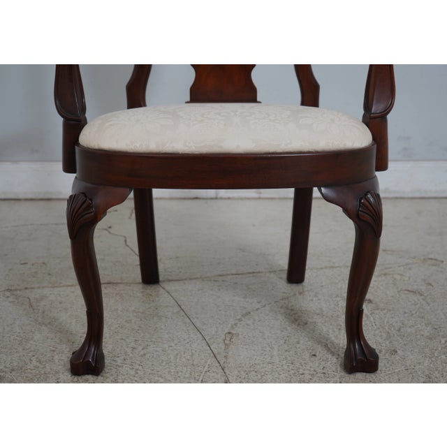 Set of 8 Henkel Harris Mahogany Dining Room Chairs For Sale In Philadelphia - Image 6 of 12