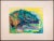 Emile Marze, Abstract Composition, Original Tempera, Late 20th Century For Sale - Image 3 of 3