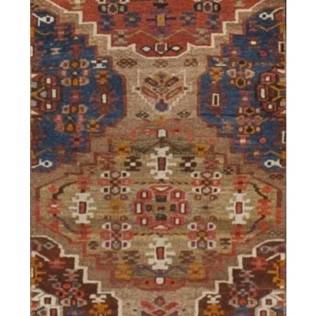 Persian Antique Kurdish Runner Rug - 3'4"x 15'10" For Sale - Image 3 of 4