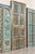 Antique Blue Carved Reclaimed Wood Barn Door – Vintage Architectural Accent 96x36 For Sale - Image 9 of 10