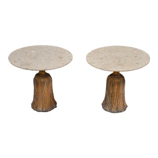 Mid 20th Century Italian Tassel End Tables - A Pair For Sale